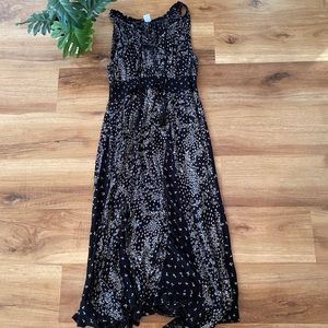 Black Floral Maxi dress